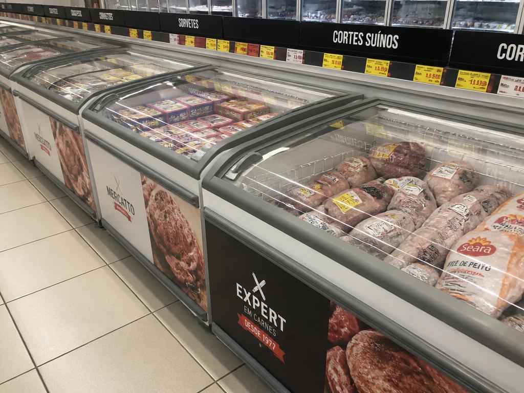 Ilhas de freezer e congelados